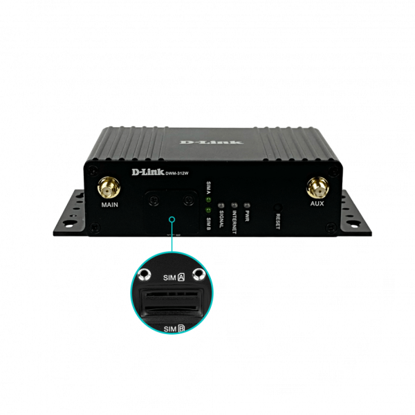 D-LINK 4G/LTE 2-Sim 1-WAN/LAN 1-LAN 2,4GHz M2M SNMP GSM inc-12V - Imagen 2