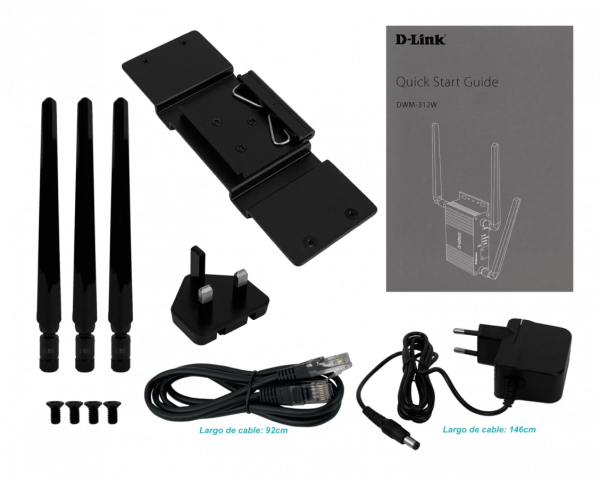 D-LINK 4G/LTE 2-Sim 1-WAN/LAN 1-LAN 2,4GHz M2M SNMP GSM inc-12V - Imagen 5