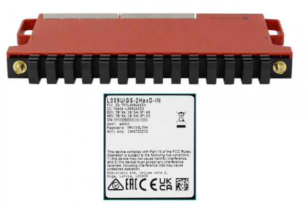 MIKROTIK 8-1000 1-SFP LCD USB L4 2,4GHz-1W-2x2 PoE-in/out 2-4dBi-Fijas - Imagen 2