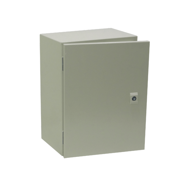 TIBOX 400x300x200mm 1-chapa sin-Llave Caja Metalica Tablero IP66 Beige
