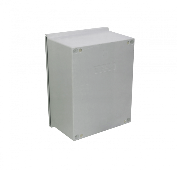 TIBOX 400x300x200mm Poliester Tablero Estanco Gris IP65 RoHS c/Placa - Imagen 3