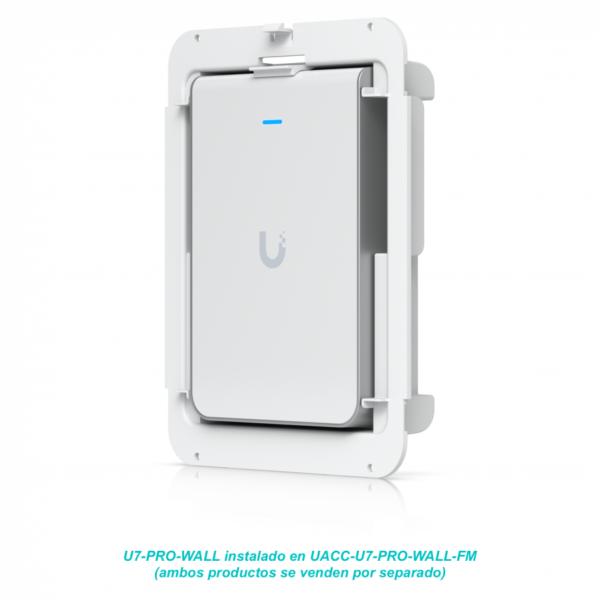 UBIQUITI un Pintable Blanco Cubierta Embutida Para U7-Pro-Wall UniFi - Imagen 2