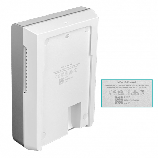 UBIQUITI 2x2x2 1-2500 WiFi7 10,7Gbps 2,4/5/6GHz 4/5/6dBi req-PoE+at - Imagen 4