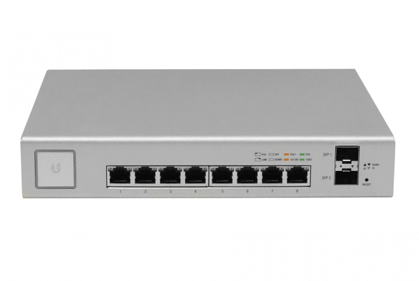 UBIQUITI Switch 120W-tot 8-1000-PoE24/48af/52at 2-SFP req-UniFi - Imagen 3