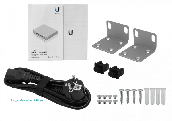 UBIQUITI Switch 120W-tot 8-1000-PoE24/48af/52at 2-SFP req-UniFi - Imagen 5