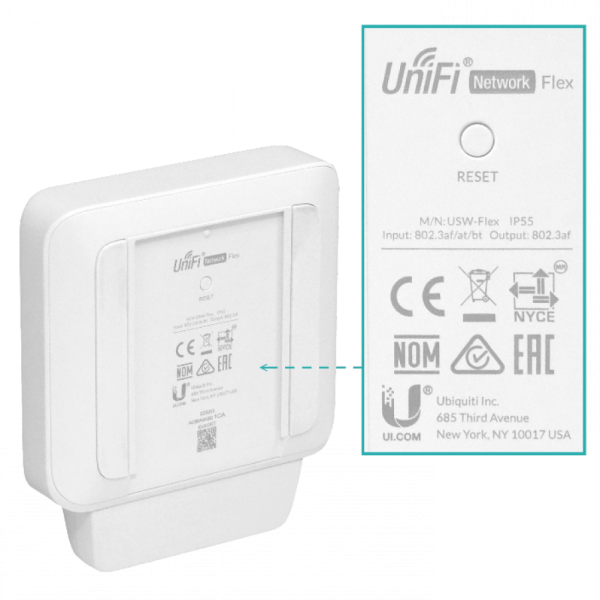 UBIQUITI 1-Switch 5-1000-PoE(req-1-in) max-46W-tot Exterior req-UniFi - Imagen 4