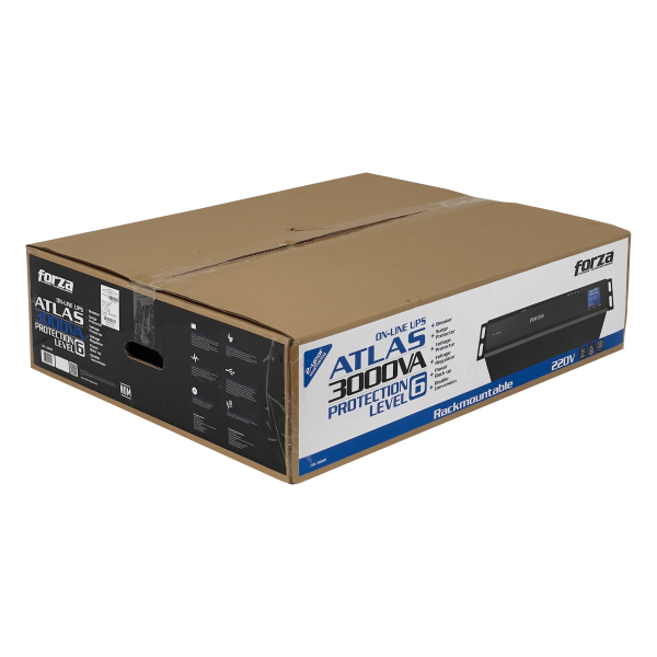 FORZA 340WH 6x9AH 2700W 3KVA 0/4ms Online DB9 USB SNMP UPS Rack/Torre - Imagen 6