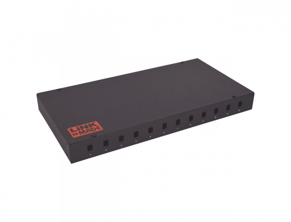 LINKMADE FIJA 12-SC 24-LC CABECERA FIBRA 1U REQ-COPLAS-RECTANGULARES