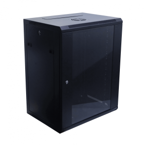 LINKMADE RACK PARED 15U 45CM-FONDO NEGRO INC-2U