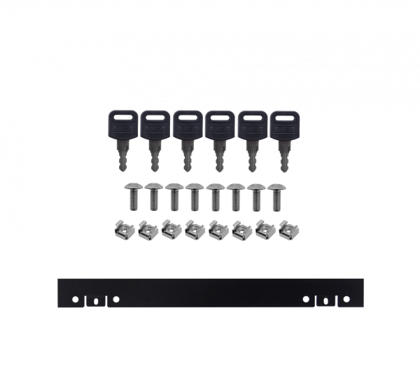 60cm-Fondo 9U Gabinete Rack Pared Negro inc-M6-2U - Imagen 5