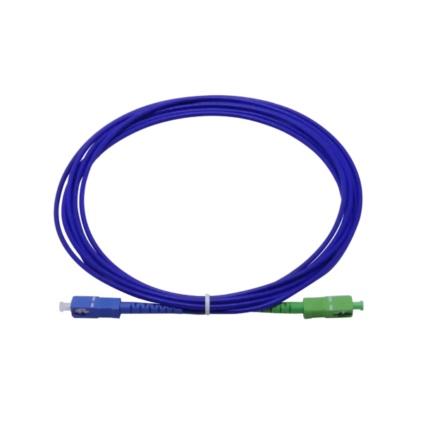 LSZH Blindado 3mt SC/APC-SC/UPC SM Simplex JumperFibra 3.0mm 9/125um