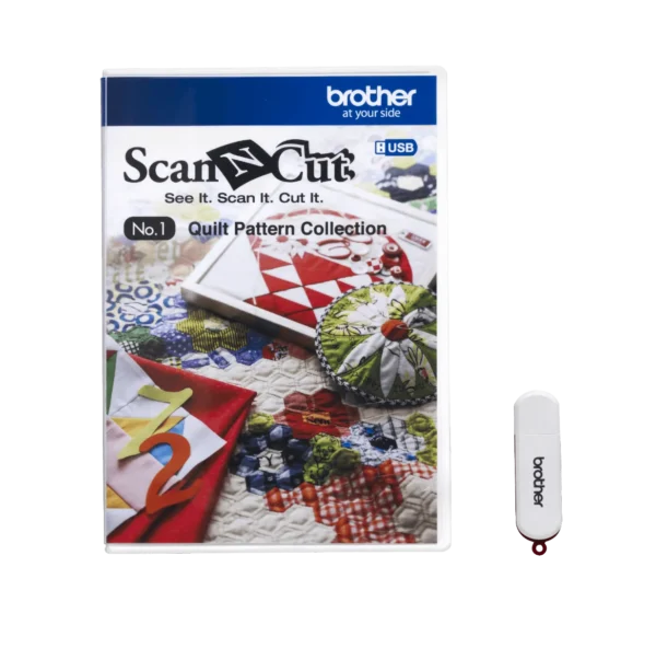 BROTHER No.1 Pendrive Patrones p/Quilt ScanNcut2 p/Plotter Corte