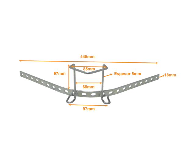 LCMT Bracket Angular PA4EZ p/Escalerilla Canasto Malla Hilo Cablofil