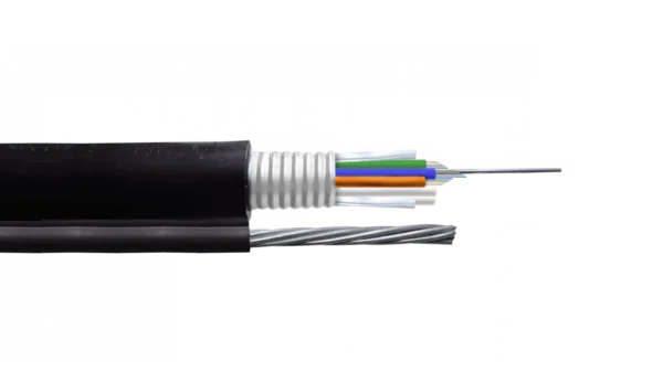 OM3 12-Fibra-MM 1-mt Figura8 Negro Exterior Portante-7x1mm 3-tubos