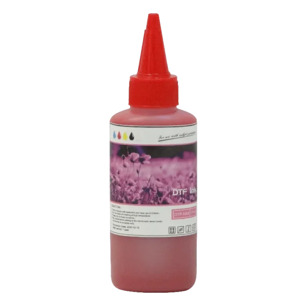 DTF Tinta Magenta Botella 100ml para estampado en tela