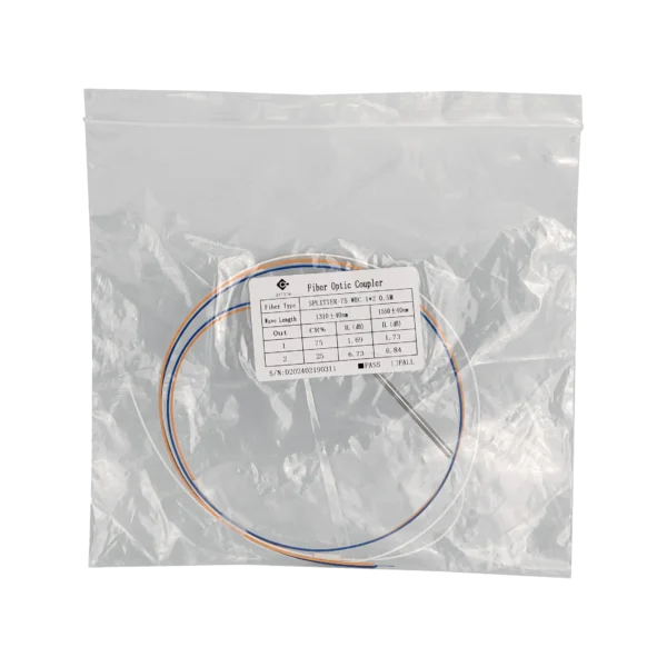 Desbalanceado 1x2 75-25 FBT sin-Conectores Divisor Splitter XPON XGPON