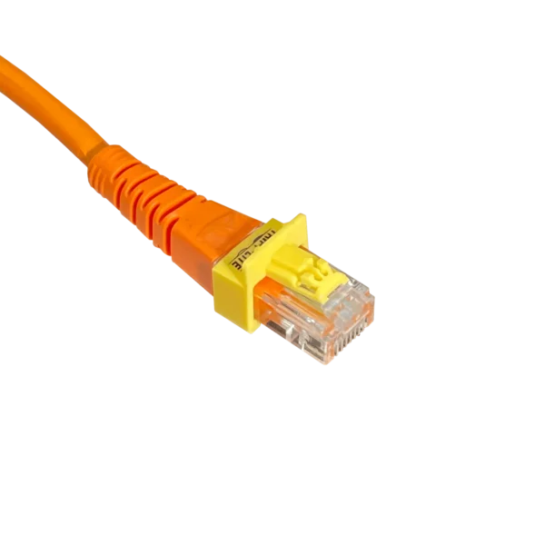 TRIPPLITE 10 Unidades Seguro Amarillo para RJ45 Universal req-llave