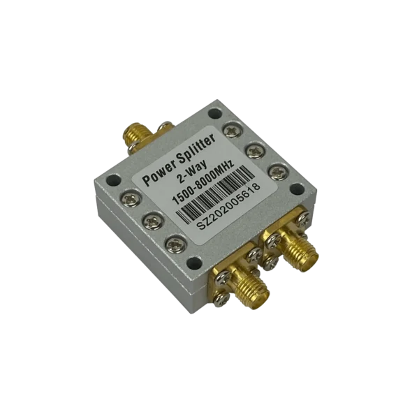 1500-8000MHz Divisor de Potencia 1-SMA-H 2-SMA-H 1x2