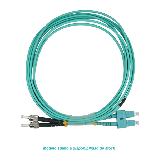 3mt ST-SC OM3 Multimodo MM Duplex Jumper Fibra 50/125um