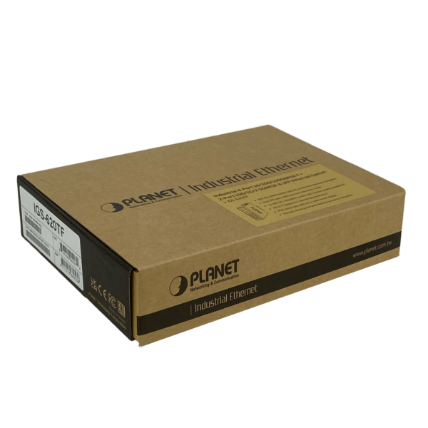 PLANET 4-1000 2-SFP Switch Industrial no-Admin Riel-DIN 12-48VDC 24VAC