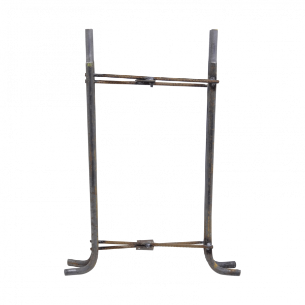 Alt-550mm 185x185mm Canastillo Fierro ObraCivil Base p/POSTEC-7M/6M - Imagen 5
