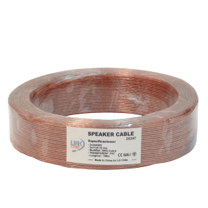2x24AWG Cobre 2x0,2mm2 100mt Transparent Cable Paralelo Multif 11x0,15