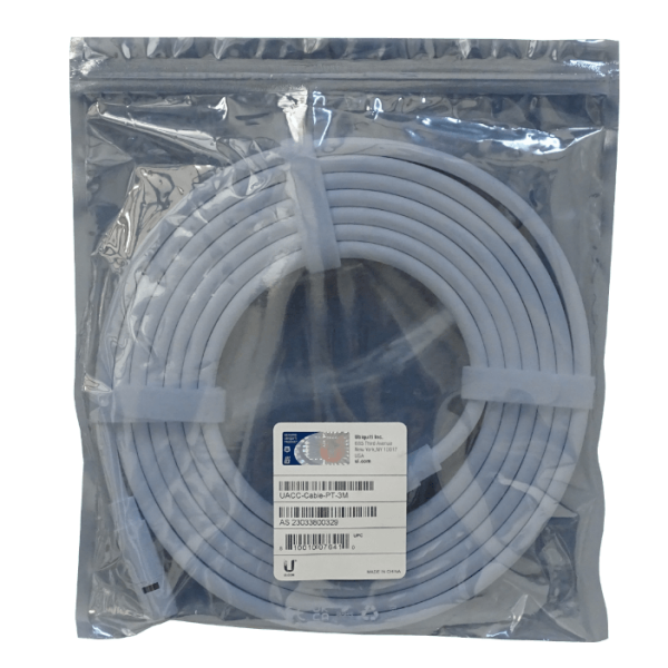 UBIQUITI 3mt Cable TransPort TPE VW-1 para PT-120W 300cm UV-Exterior - Imagen 3