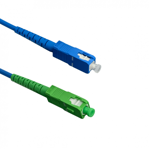 LSZH Blindado 2mt SC/APC-SC/UPC SM Simplex JumperFibra 3.0mm 9/125um - Imagen 2