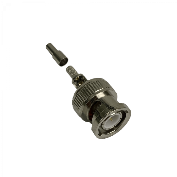 BNC-Macho RG316 Conector Coaxial Crimpeable CA100 RG174 - Imagen 2