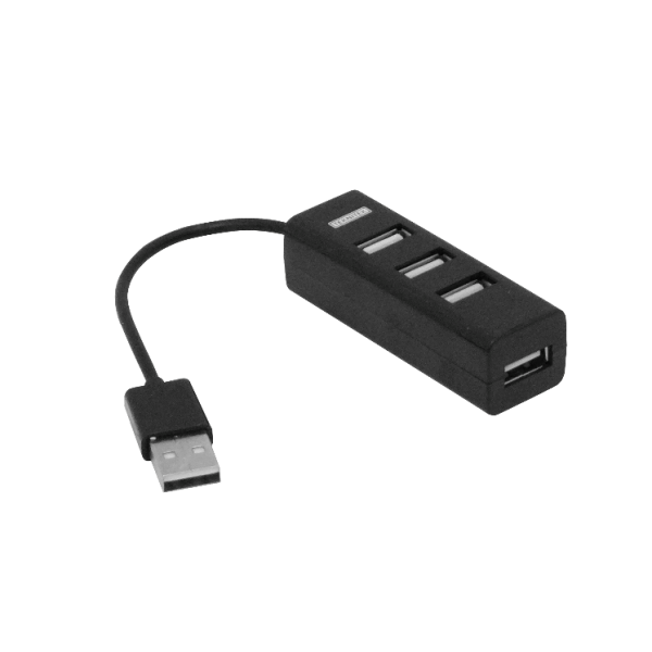 HUB 4-USB-2.0 Cable-10cm no-permite-fuente-poder 480mbps - Imagen 2