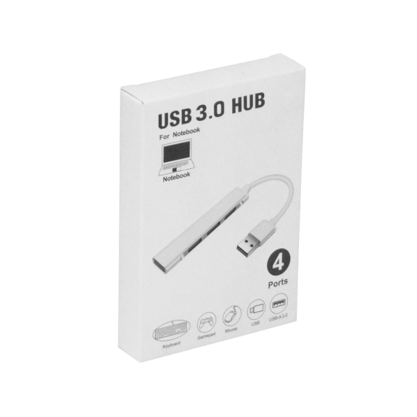 HUB USB3.0 1-AM 4-AH 4-Puertos no permite fuente de poder