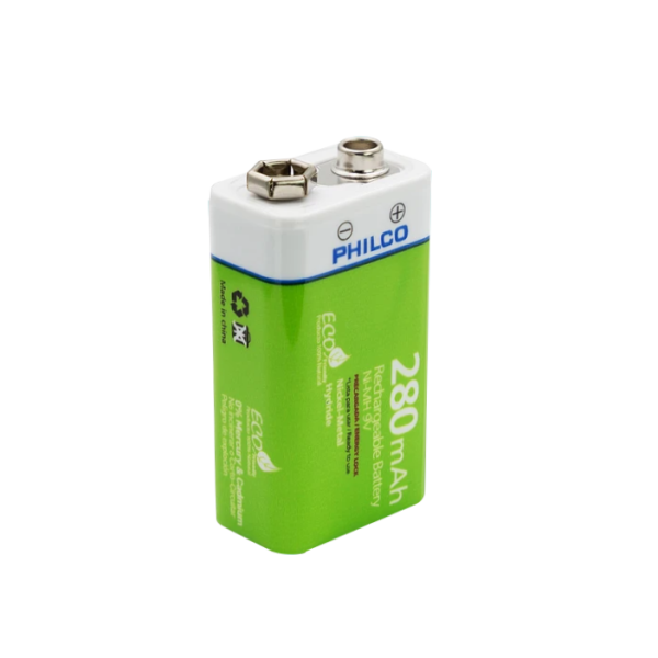 PHILCO 9V 280mAH Pila/Bateria Recargable Ni-MH 42ULX92800 - Imagen 4
