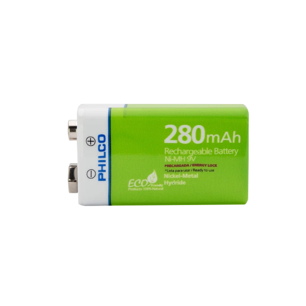 PHILCO 9V 280mAH Pila/Bateria Recargable Ni-MH 42ULX92800 - Imagen 3
