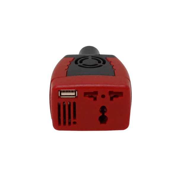 150W 12VDC-in/220V-out Inversor s/Ventilador USB-5V-500mA-OUT - Imagen 4