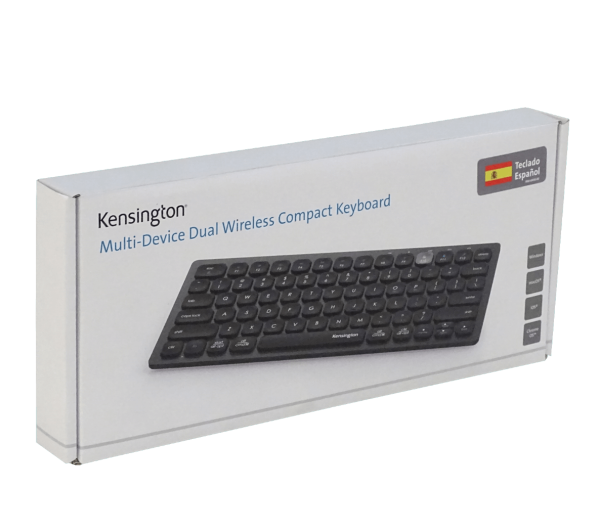 KENSINGTON Teclado Inalambrico 2,4Ghz BT v3.0/5.0 Negro USB inc/2-AAA - Imagen 3