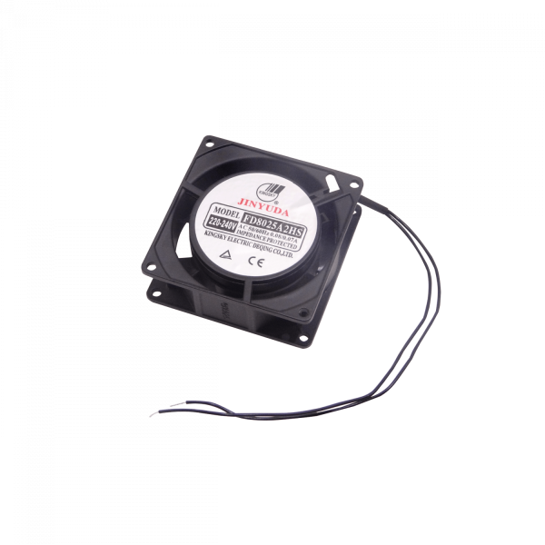 LINKMADE Ventilador 8x8cm 220VAC No-Incluye-Enchufe 4cm-Alto Turbina - Imagen 2