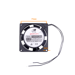LINKMADE Ventilador 8x8cm 220VAC No-Incluye-Enchufe 4cm-Alto Turbina