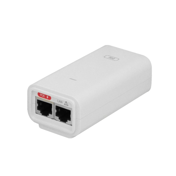 UBIQUITI 10/100 24VDC 12W inyector PoE 0,5A req-cable-C5 - Imagen 3