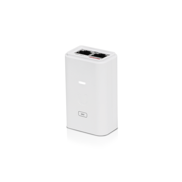 UBIQUITI 10/100 24VDC 12W inyector PoE 0,5A req-cable-C5 - Imagen 2