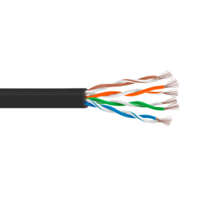 LINKMADE 1MT CAT5E NEGRO LSZH CABLE PATCH INYECTADO MULTIFILAR