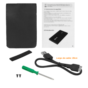 UTEK 2,5pulg SATA a USB3.0 Cofre para DiscoDuro inc-Cable/AM HDD030BL