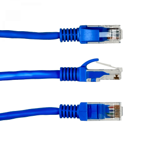 2mt Azul Cable Patch Cord Multifilar CCA Aleacion RJ45 inyectado