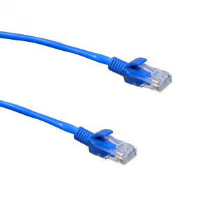 3mt Azul Cable Patch Cord Multifilar CCA Aleacion RJ45 inyectad