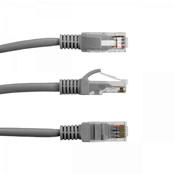 ULINK 1un 50cm Gris Cat5E Cable Patch Inyectado Multifilar 0,5mt - Imagen 3