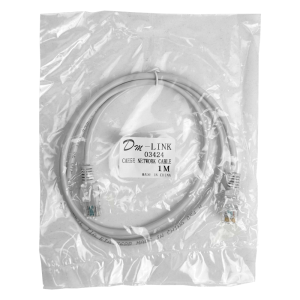 1mt Cat5E Gris Cable Patch Inyectado Multifilar 100cm