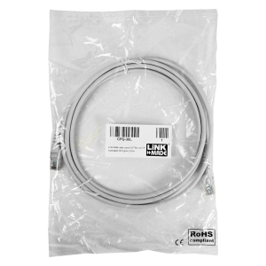 LINKMADE 3MT CAT5E GRIS LSZH CABLE PATCH INYECTADO MULTIFILAR