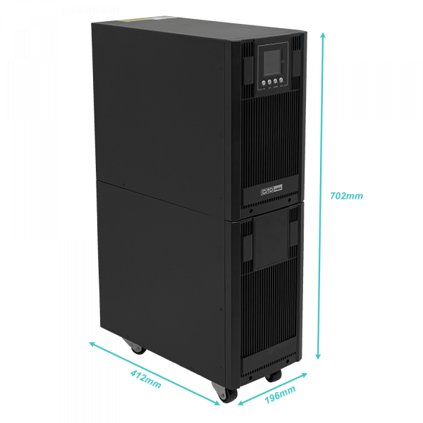 CITO UPS 6KVA Requiere 20-Baterias Torre 5400W 20x9AH 0ms Online - Imagen 2