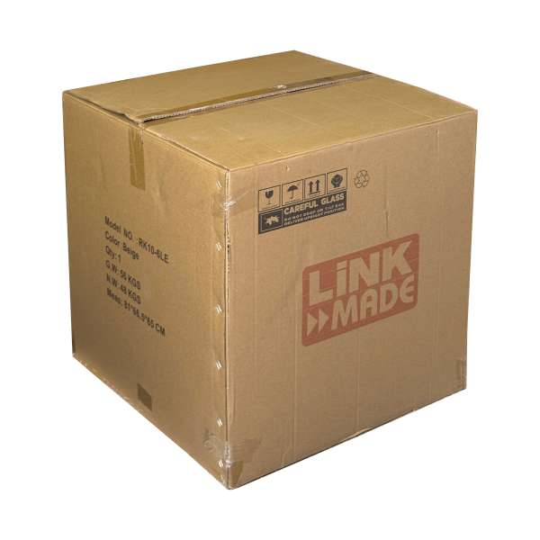 LINKMADE 10U 614x600mm Rack ExteriorMuroPoste IP65 Bandejas Vent PDU - Imagen 3
