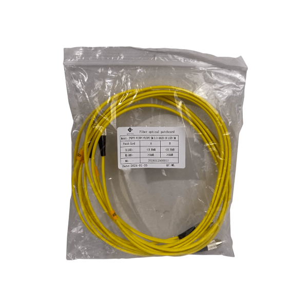 3mt FC/UPC-FC/UPC MonoModo SM Duplex Jumper Cable Fibra 9/125um 3mm - Imagen 2
