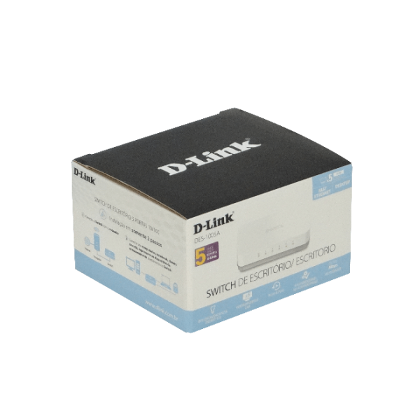 D-LINK 5-100 Switch Desktop no-Admin no-Rack inc5v/0,5A - Imagen 3
